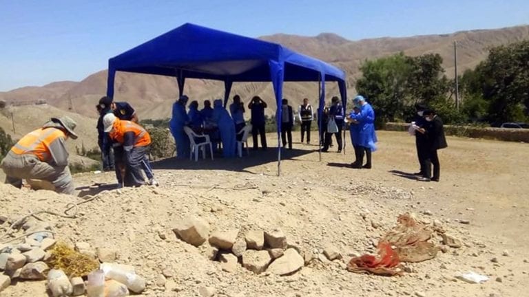 Realizan segunda exhumación del cadáver de Frank Cervantes