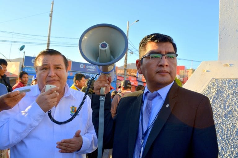 Alcalde sorteó puestos de trabajo entre personas desocupadas en el óvalo Mariátegui