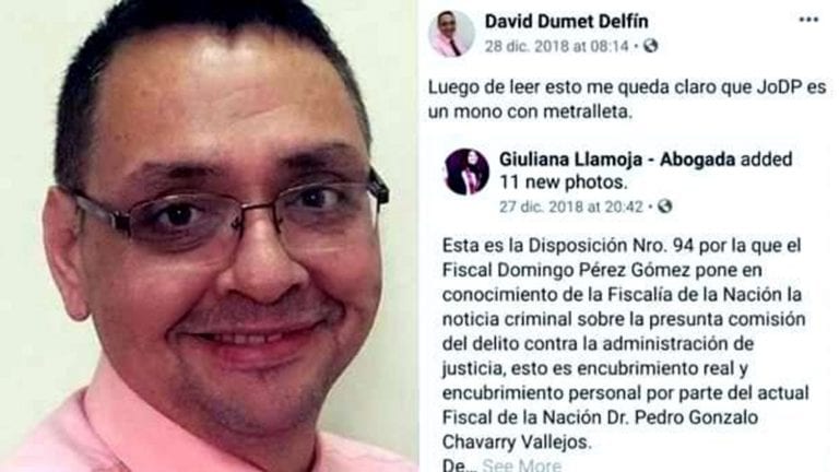 Estos son los polémicos comentarios en redes sociales de David Dumet, primer puesto del examen de la JNJ