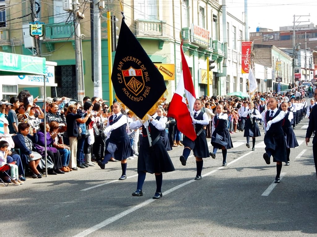 Resultado de imagen para colegio san vicente de paul de mollendo