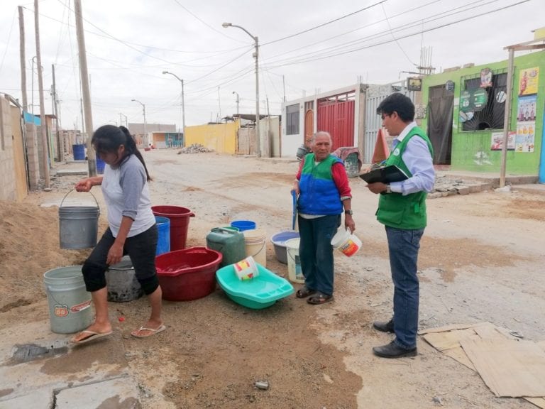 Sunass atendió más de 721 casos por el servicio de agua potable en Moquegua