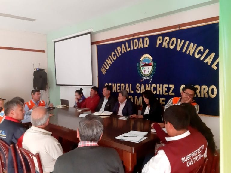 Comité de apoyo para asfaltado de carretera Moquegua-Omate-Arequipa cumplió reunión