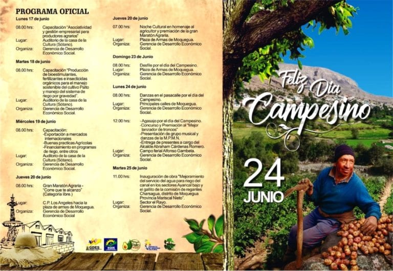 Primera maratón agraria con motivo del día del campesino