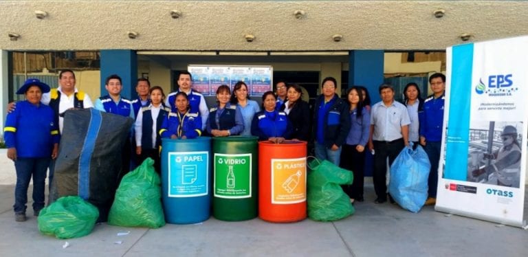 EPS Moquegua recolectó 112 kilos de residuos sólidos al cierre del “Reciclatón EPS 2019”