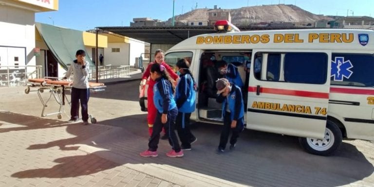 66 niños de la escuela de Montalvo fueron afectados por emanación de gas de planta Fenosa