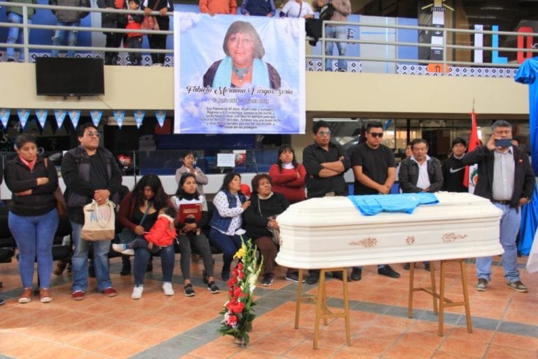 Municipio de Ilo rindió homenaje póstumo a Faviola Vargas Soria