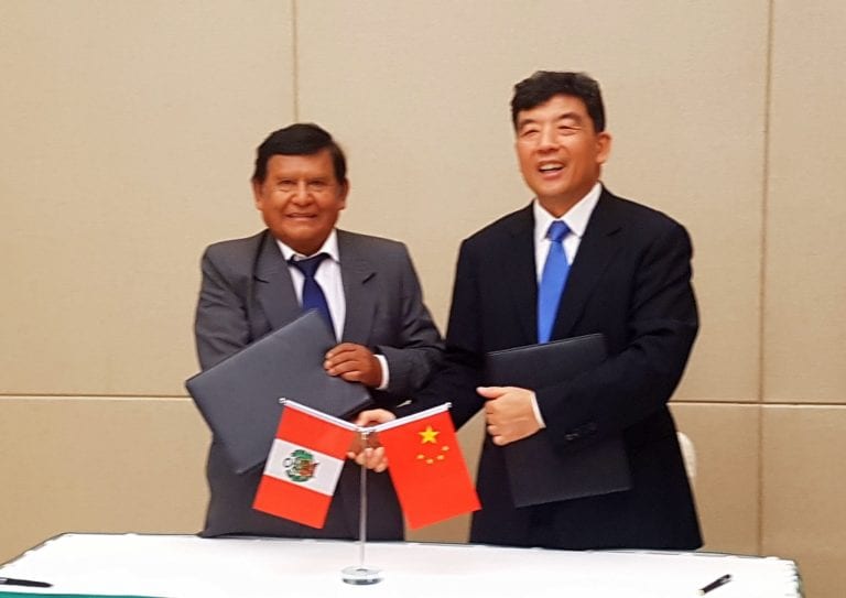 Gobernador Regional de Moquegua suscribió carta de intención con autoridades de Hubei en China para implementar cooperación técnica