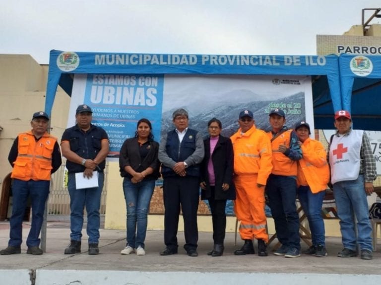 Alcalde de Ilo promueve campaña “Unidos para ayudar, estamos con Ubinas”  