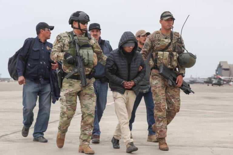 Terrorista “Julio Chapo” llegó a Lima bajo fuertes medidas de seguridad