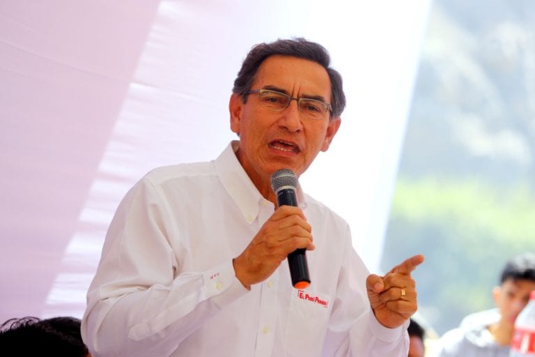 Presidente Vizcarra llega hoy a Arequipa