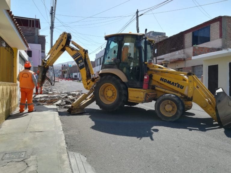 MPI: reinician obras de pistas y veredas en la calle Iquitos