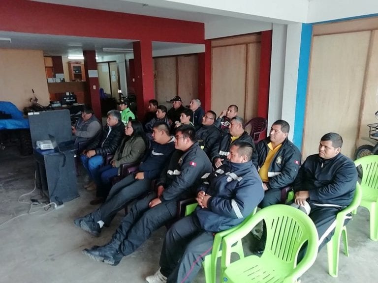 En Deán Valdivia: capacitan por internet a personal de seguridad ciudadana