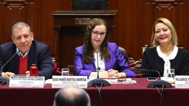 Cuatro bancadas piden votar proyecto de adelanto de elecciones