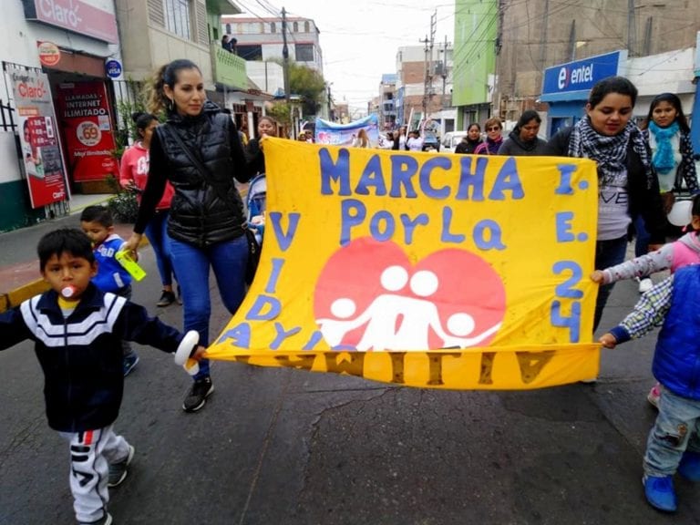 Obispo de la Diócesis de Moquegua y Tacna participó en “Marcha por la Vida y la Familia” en Ilo            