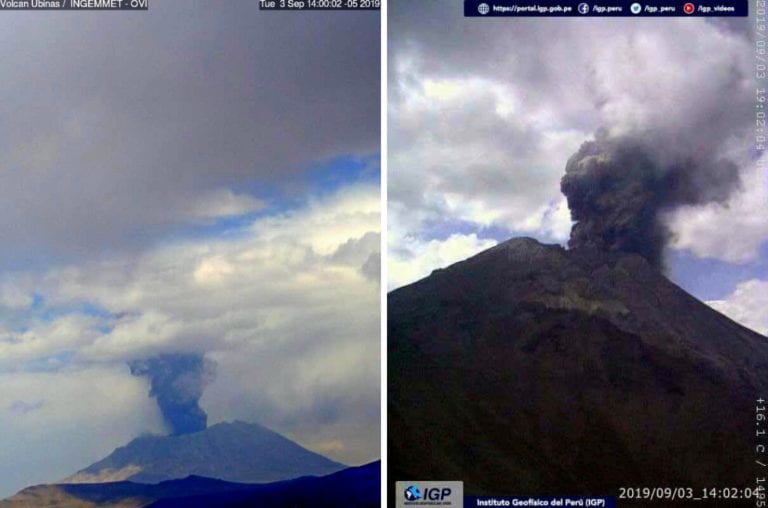 Volcán Ubinas: nueva explosión ocasionaría precipitaciones y flujos volcánicos