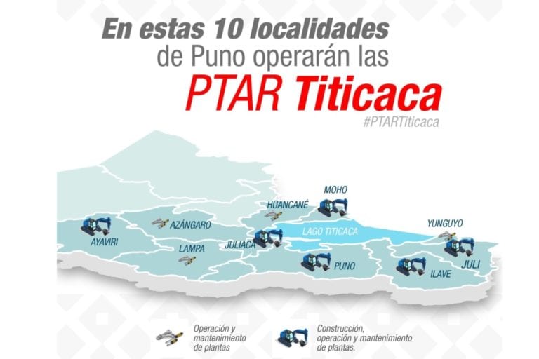 El 22 de octubre se firma concesión de plantas de tratamiento del lago Titicaca
