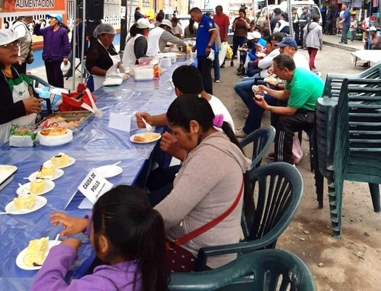 Realizan festival gastronómico por el día de la alimentación