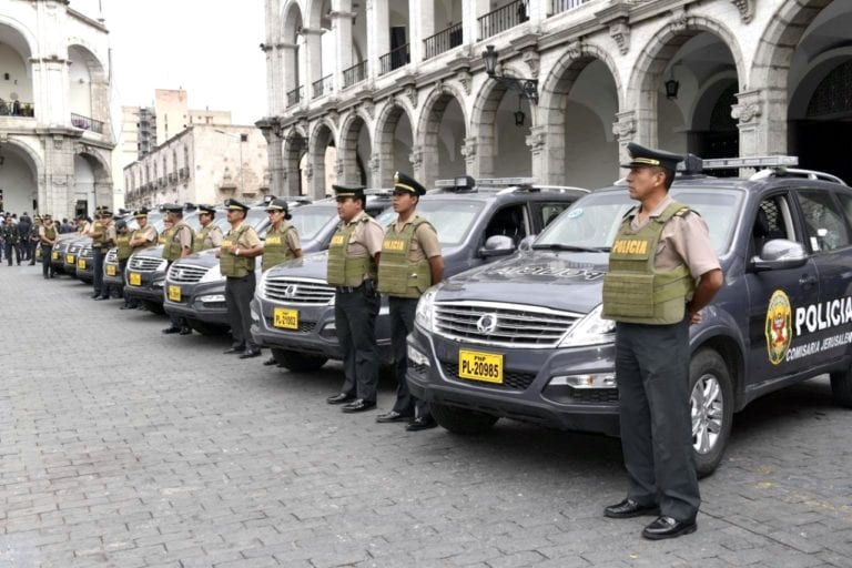 Gobierno regional adquirirá patrulleros para Arequipa