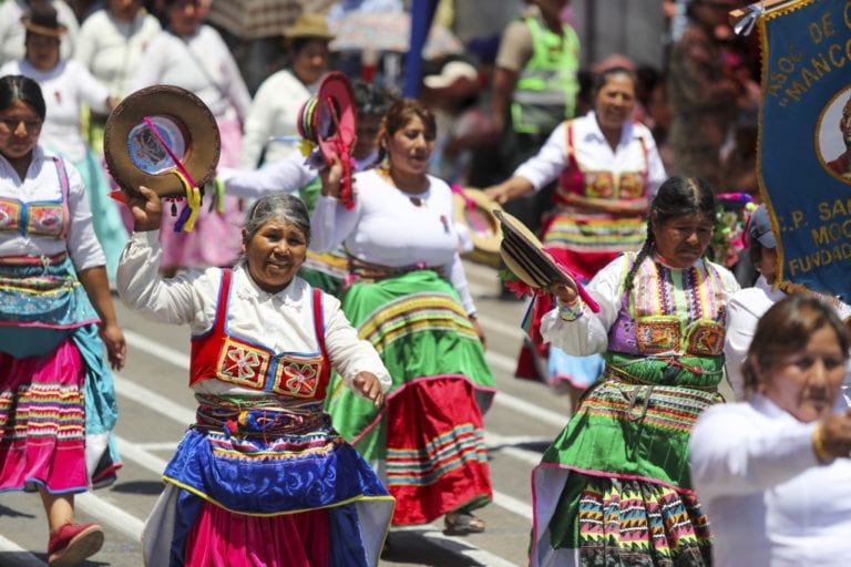 El pueblo de Moquegua celebra