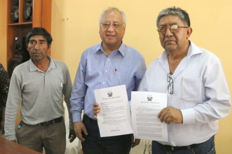Ejecutivo amplía por 30 días vigencia del Grupo de Trabajo del Sector Tumilaca