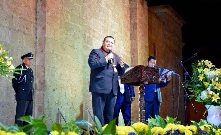 Alcalde inició oficialmente los festejos por el 478° aniversario de Moquegua