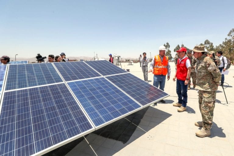 Proponen implementar paneles solares para las Fuerzas Armadas
