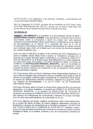 Denuncia regidores alcaldesa mejía omisión de funciones 3 La Prensa Regional