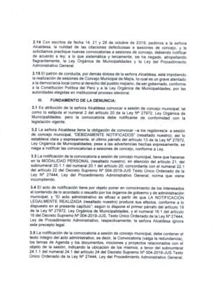 Denuncia regidores alcaldesa mejía omisión de funciones 4 La Prensa Regional