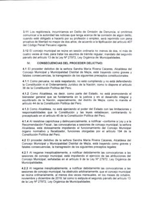 Denuncia regidores alcaldesa mejía omisión de funciones 6 La Prensa Regional