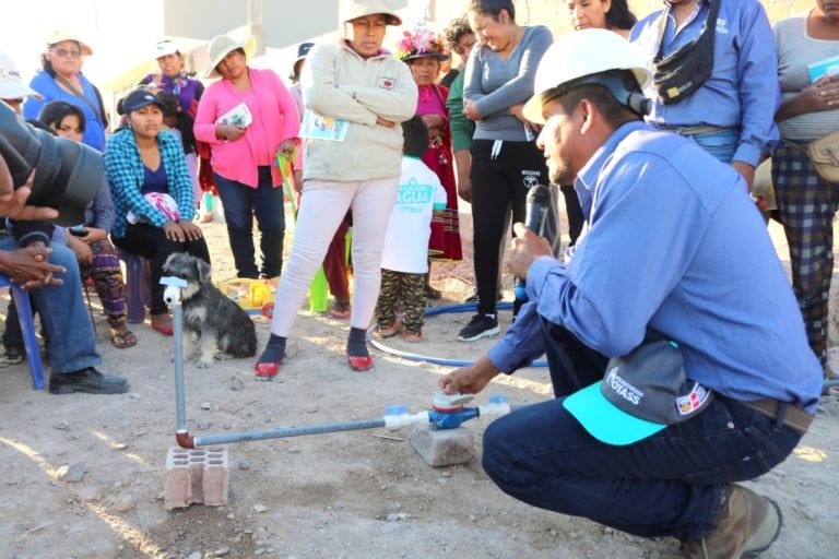 EPS Moquegua inauguró obra de agua potable