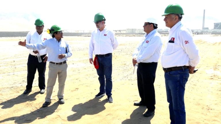 Petroperú supervisa el avance de la planta de ventas de combustibles en Ilo