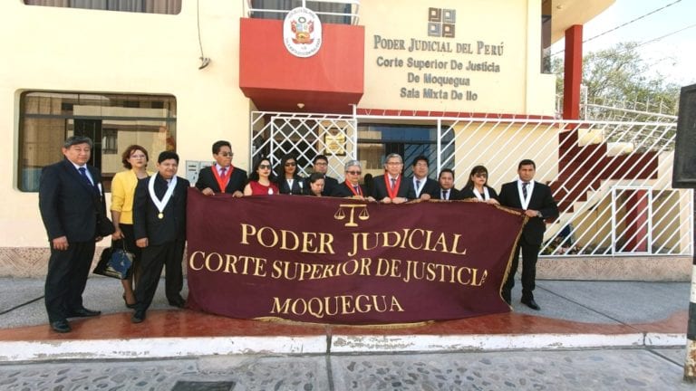 Jueces y fiscales del distrito judicial de Moquegua sesionaron y emiten pronunciamiento