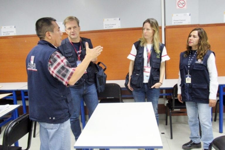 Observadores de la Unión Europea visitaron la ODPE de Arequipa