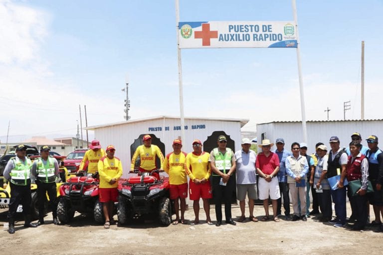 Inauguran Puesto de Auxilio Rápido en Punta de Bombón