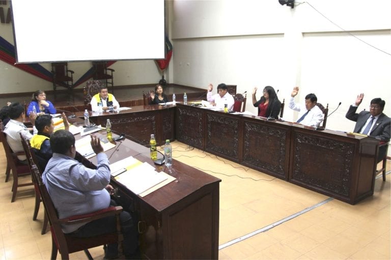 Primera sesión ordinaria de concejo municipal