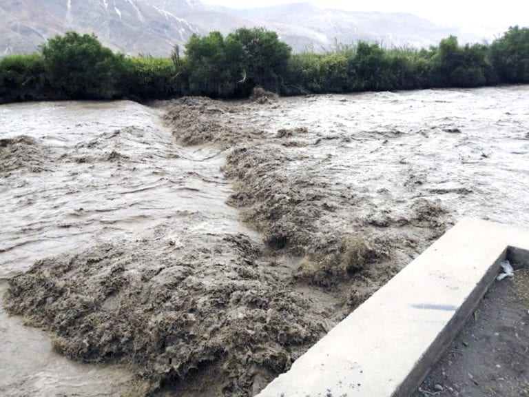 Caudal del río Tambo en aumento: llega a 89.6 metros cúbicos por segundo