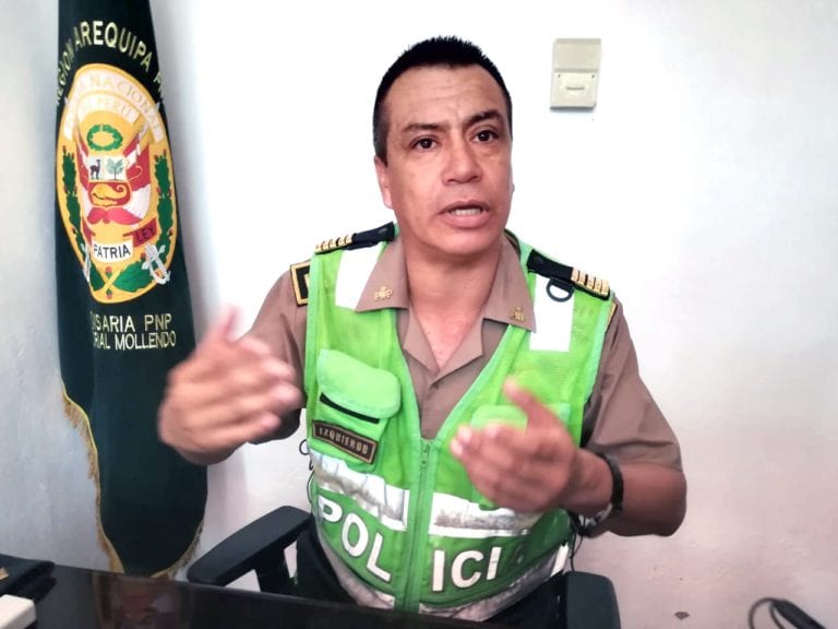Comisario de Mollendo: “Seguridad ciudadana es competencia de la policía”