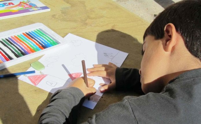 Concurso niños dibujando