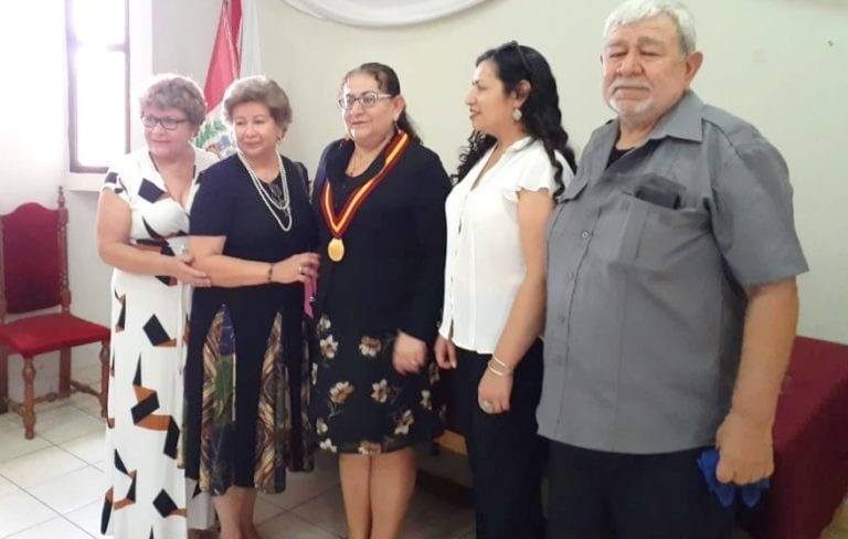 Adela Cuellar juramentó como subprefecta provincial de Mariscal Nieto
