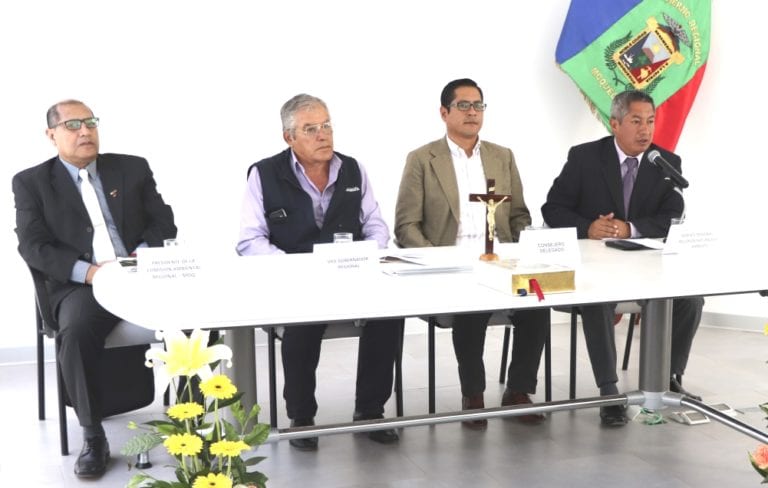 Juramenta nuevo presidente de la Comisión Ambiental Regional Moquegua