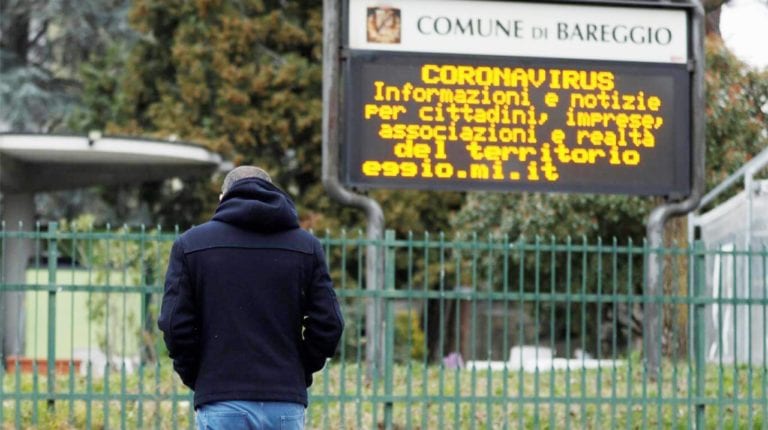 Italia confirma 29 muertes por epidemia de coronavirus