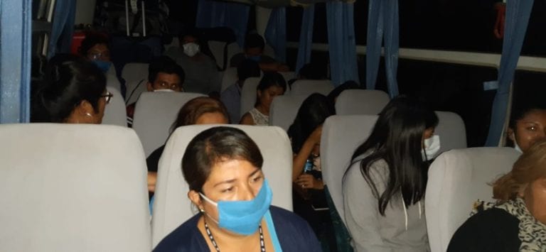 Intervienen minibús con 23 pasajeros que hacían la ruta Lima-Tacna 