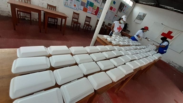 Cruz Roja Mollendo: pide apoyo para continuar con almuerzos humanitarios