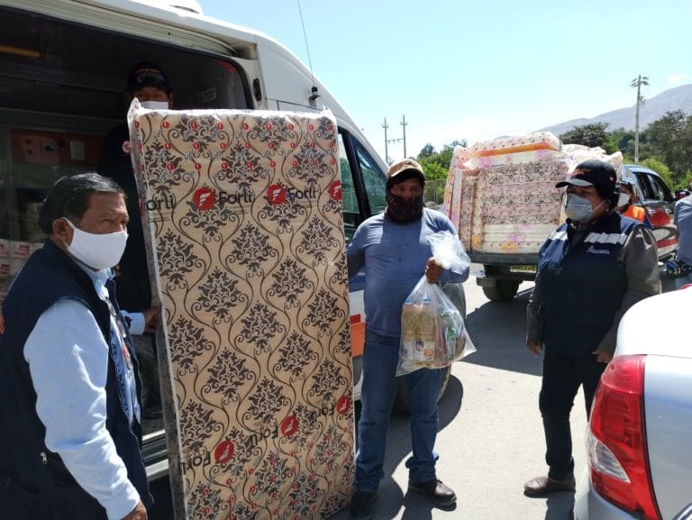 C.P. Nueva Querapi es atendido con ayuda humanitaria