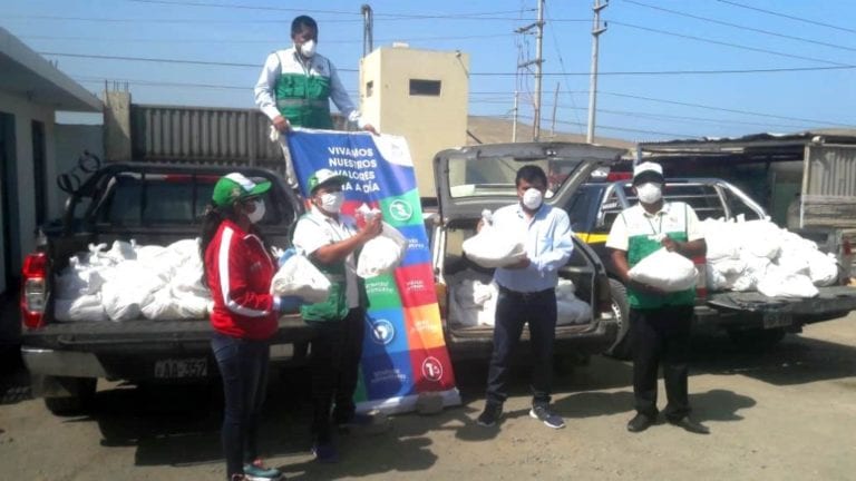 Pesquera TASA donó víveres a pescadores y familias de Matarani