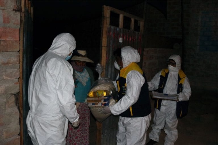 Municipalidad cumplió con reparto de 585 canastas en Chen Chen