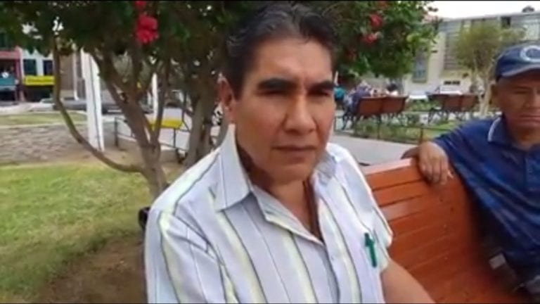 Dirigente del AA.HH. Cesar Vallejo cuestiona a funcionarios de la MPI