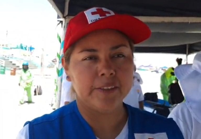 Personal de la Cruz Roja apoya en concientización contra coronavirus