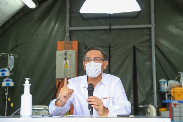 Presidente Martín Vizcarra confirmó 1746 casos positivos del nuevo coronavirus en el país