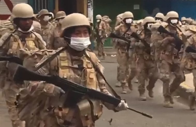 Reservistas del Ejército se presentan para apoyar patrullaje durante el Estado de Emergencia